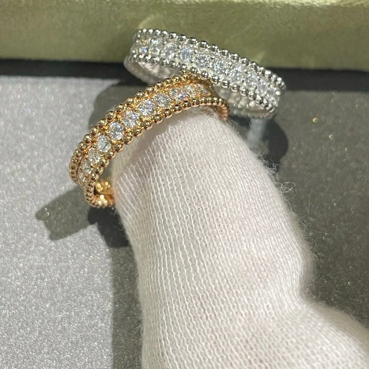[Imperial] PERLEE DIAMOND ROSE GOLD RING