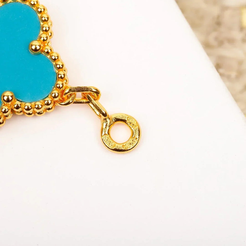 [Imperial]New  CLOVER 5 MOTIF TURQUOISE BRACELET COLLECTION