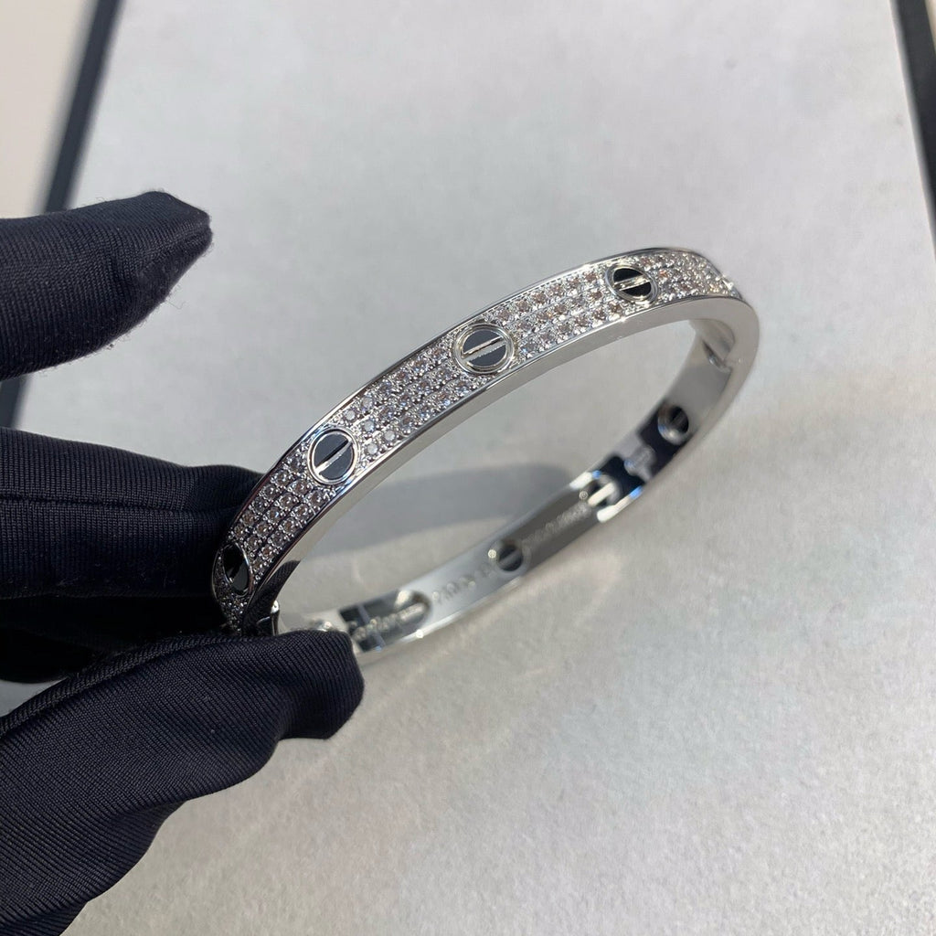 [Imperial] LOVE BRACELET 6.1MM DIAMOND-PAVED CERAMIC
