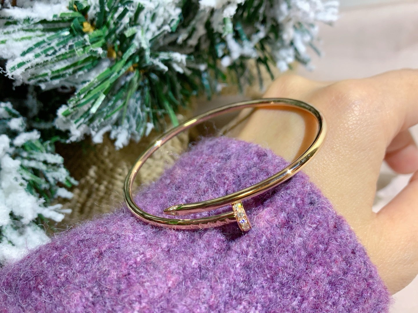 [Imperial] JUSTE BRACELET 2.5MM DIAMONDS