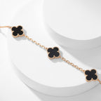 [Imperial] CLOVER 10 MOTIFS ONYX NECKLACE