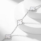 [Imperial] CLOVER 10 MOTIFS WHITE MOTHER OF PEARL NECKLACE