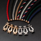 [Imperial] FORCE LARGE HORSESHOE FULL DIAMOND BRACELET SILVER