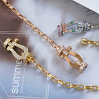 [Imperial] FORCE LARGE HORSESHOE CLASP  METAL BRACELET