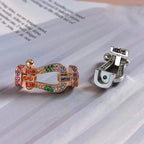 [Imperial] FORCE LARGE HORSESHOE  COLORED DIAMOND BRACELET ROSE GOLD