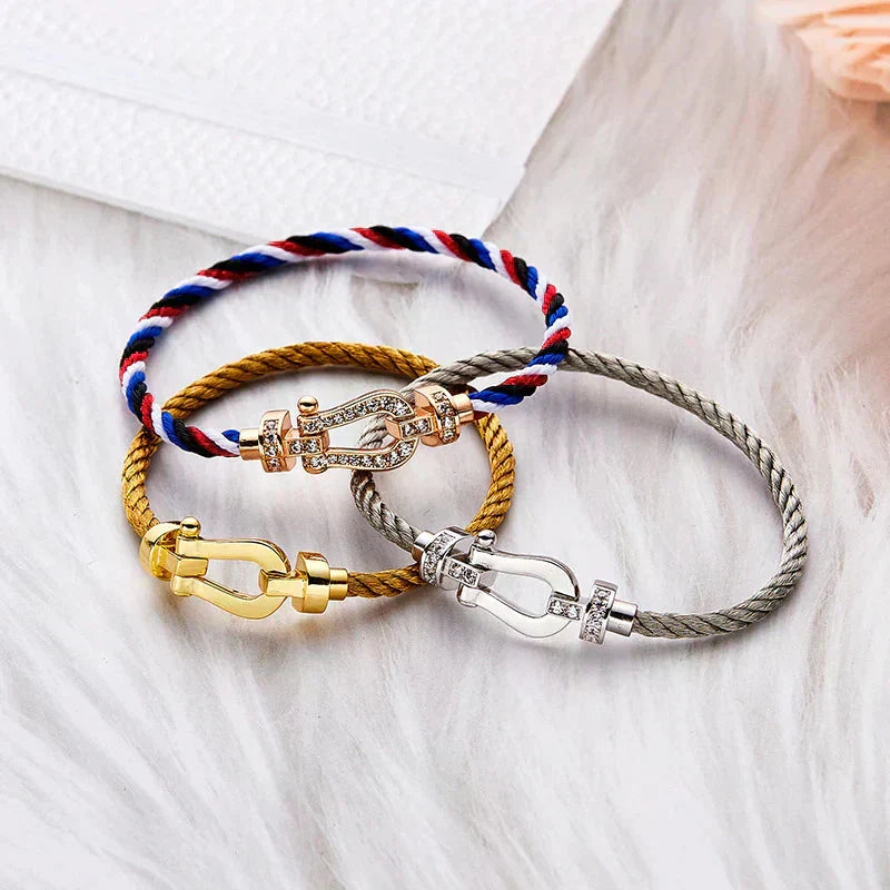 [Imperial] FORCE LARGE HORSESHOE NO DIAMOND BRACELET GOLD