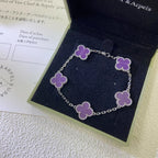 [Imperial]New  CLOVER 5 MOTIF VIOLET BRACELET COLLECTION