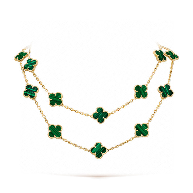 [Imperial] CLOVER 20 MOTIFS MALACHITE GOLD