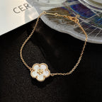 [Imperial] LUCKY WHITE MOP PLUM BLOSSOM  BRACELET
