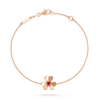 [Imperial] FRIVOLE GOLD FLOWER PINK MALACHITE BRACELET