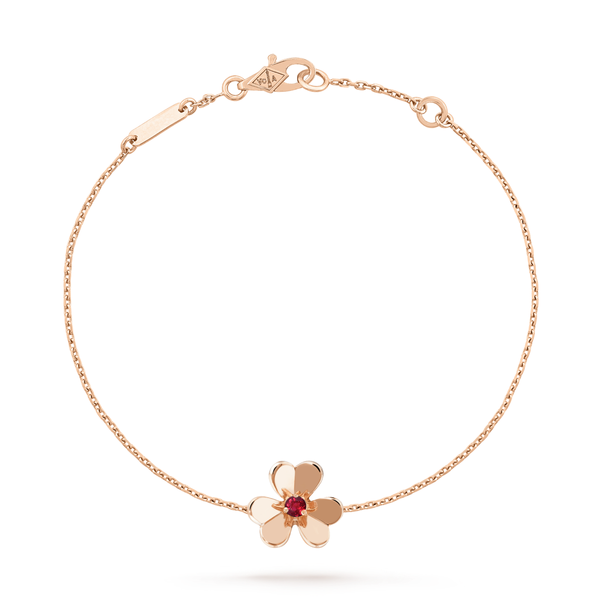 [Imperial] FRIVOLE GOLD FLOWER PINK MALACHITE BRACELET