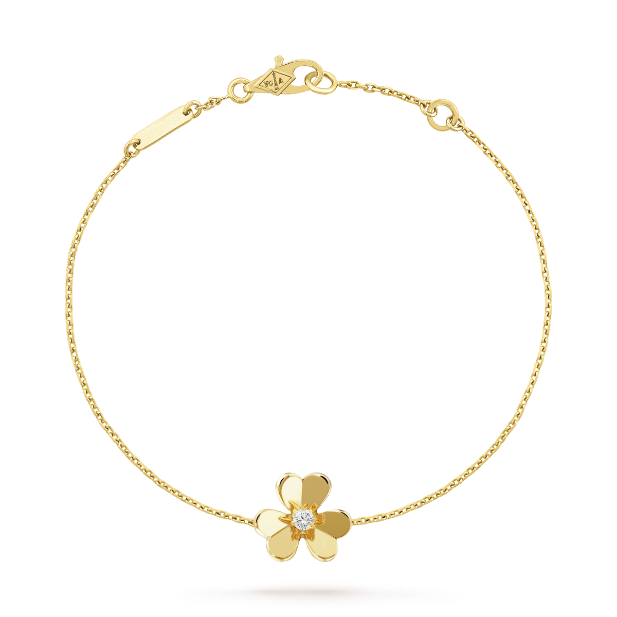 [Imperial] FRIVOLE GOLD FLOWER PINK MALACHITE BRACELET