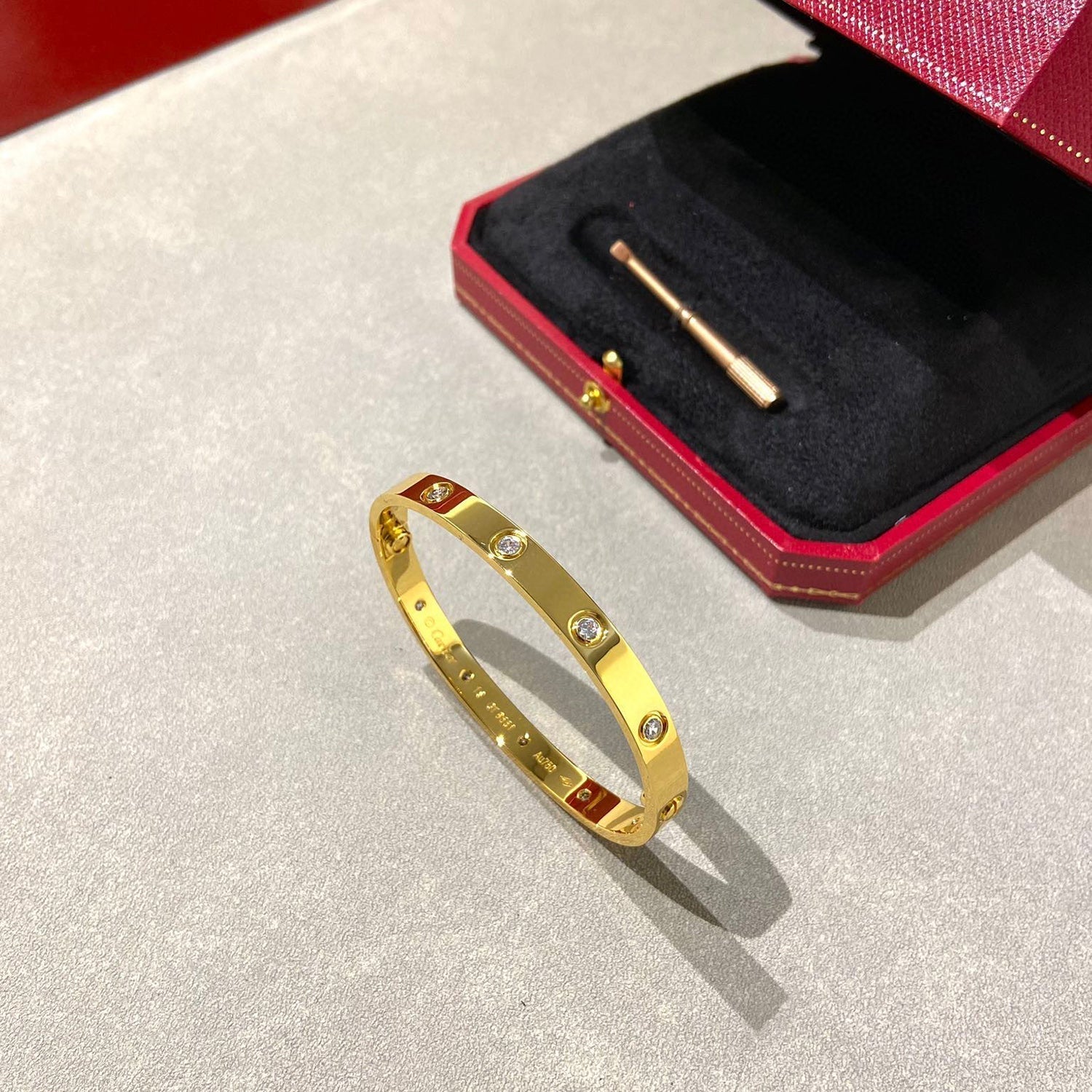 [Imperial] LOVE BRACELET 6.1MM 10 DIAMONDS