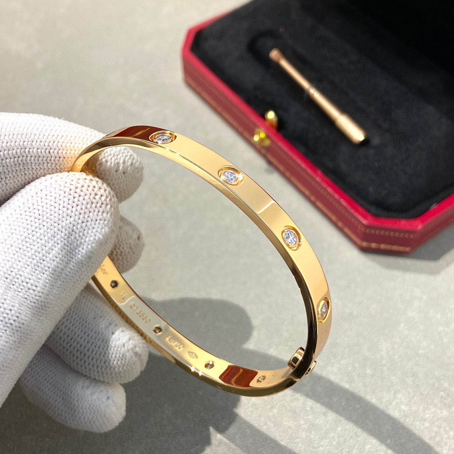 [Imperial] LOVE BRACELET 6.1MM 10 DIAMONDS