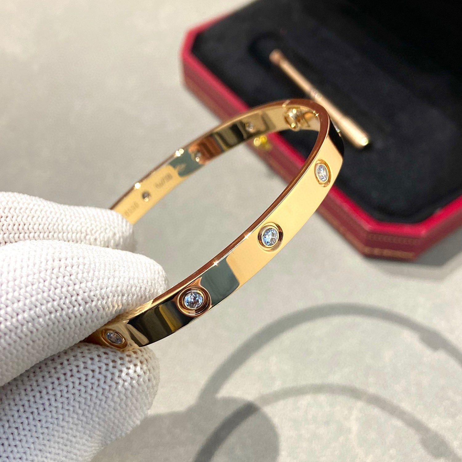 [Imperial] LOVE BRACELET 6.1MM 10 DIAMONDS