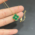 [Imperial] CLOVER 15MM DIAMOND TURQUOISE NECKLACE