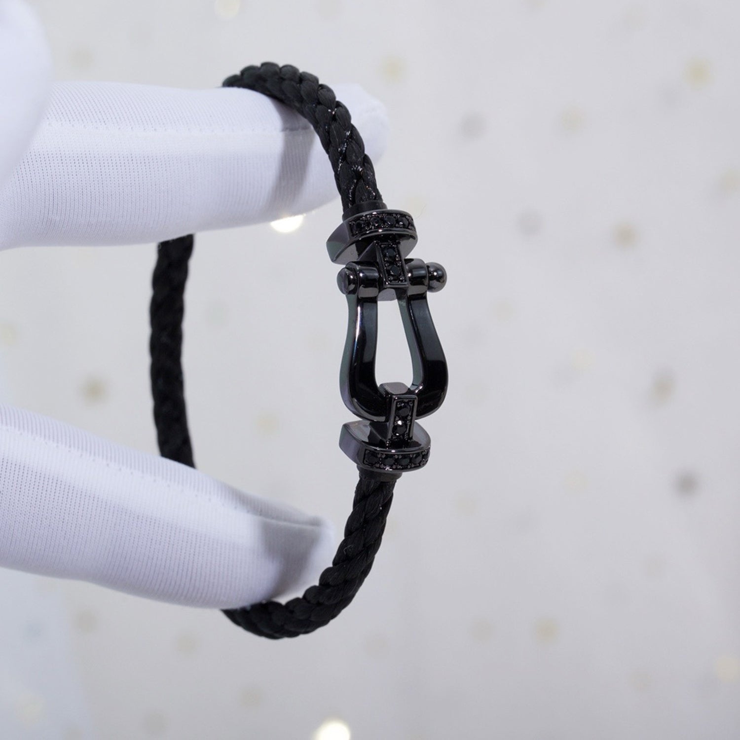 [Imperial] FORCE LARGE SERIES HORSESHOE BLACK SAMURAI BRACELET