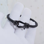 [Imperial] FORCE LARGE SERIES HORSESHOE BLACK SAMURAI BRACELET