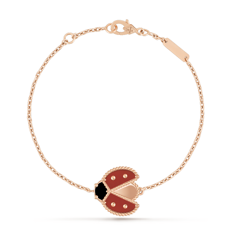 [Imperial] LUCKY SPRING 1 MOTIF PINK GOLD BRACELET