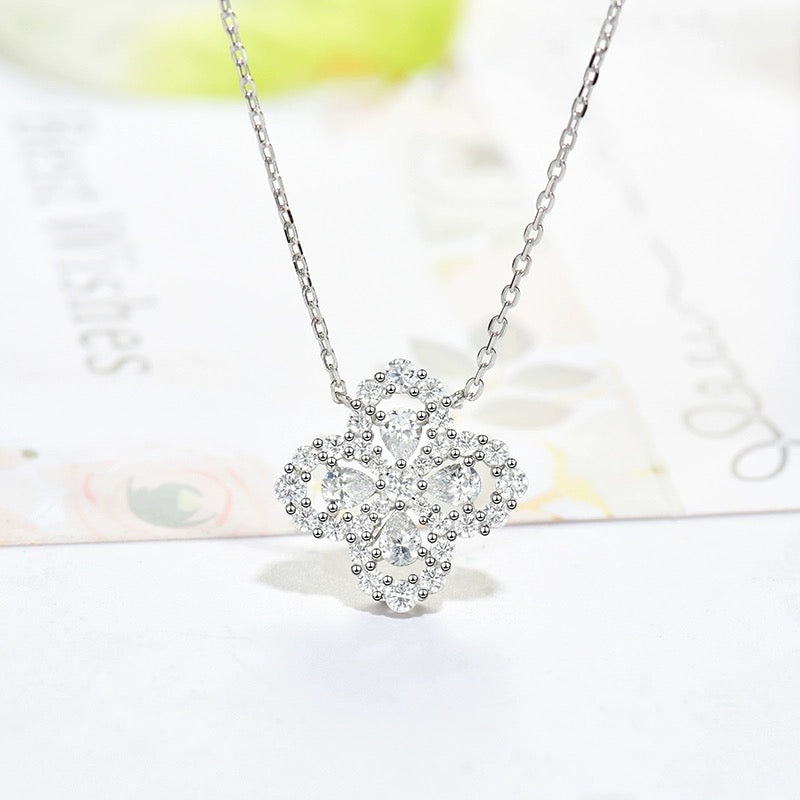 [Imperial] LOOP NECKLACE FULL MOTIF DIAMOND 16MM MULTIPLE COLORS