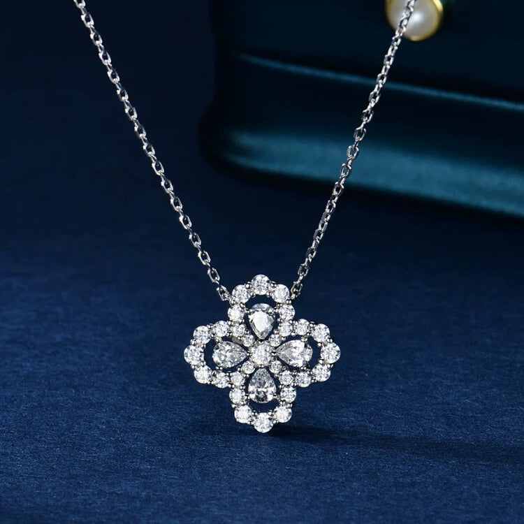 [Imperial] LOOP NECKLACE FULL MOTIF DIAMOND 16MM MULTIPLE COLORS