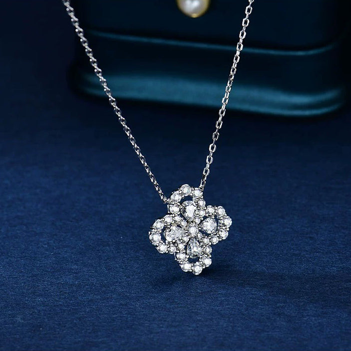 [Imperial] LOOP NECKLACE FULL MOTIF DIAMOND 16MM MULTIPLE COLORS