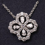[Imperial] LOOP NECKLACE FULL MOTIF DIAMOND 16MM MULTIPLE COLORS