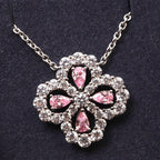 [Imperial] LOOP NECKLACE FULL MOTIF DIAMOND 16MM MULTIPLE COLORS