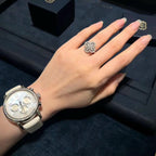 [Imperial] LOOP RING FULL MOTIF DIAMOND 16MM SILVE