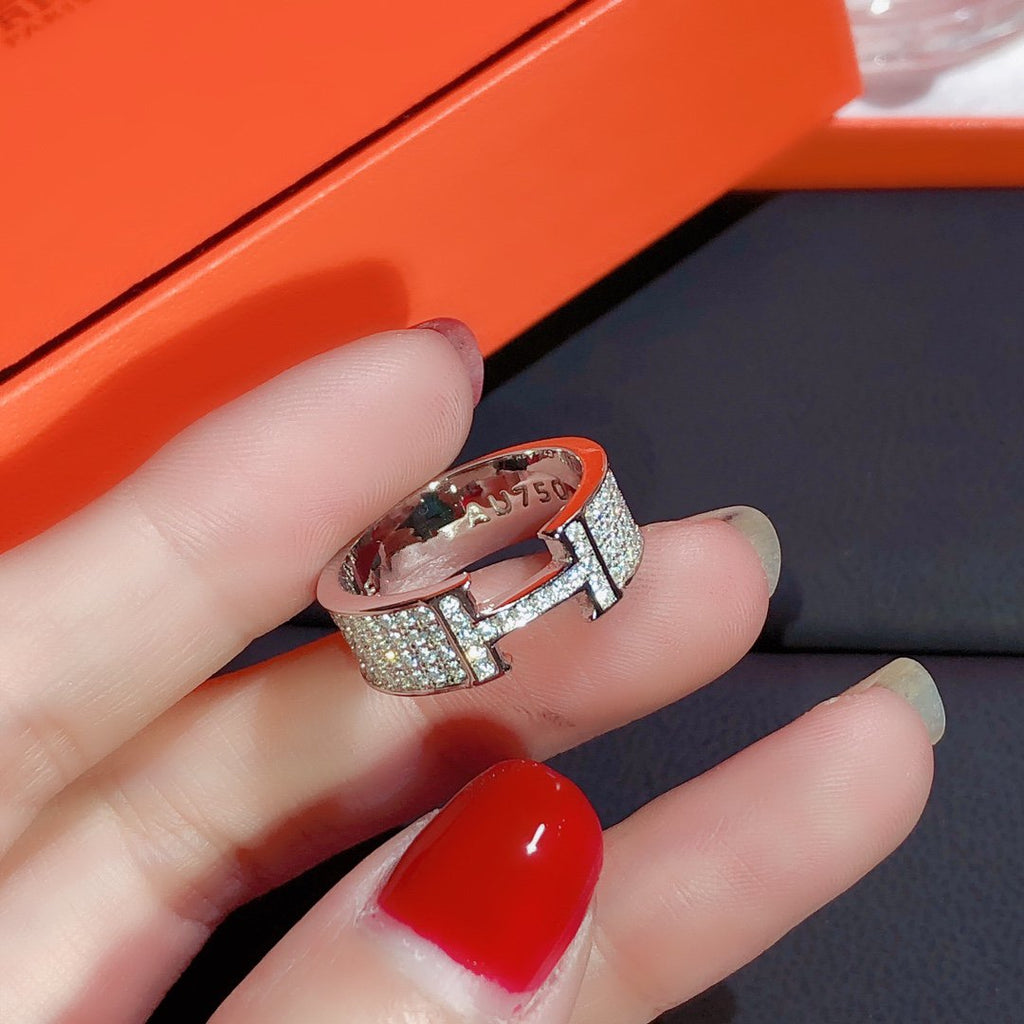 [Imperial] H RING FULL DIAMOND