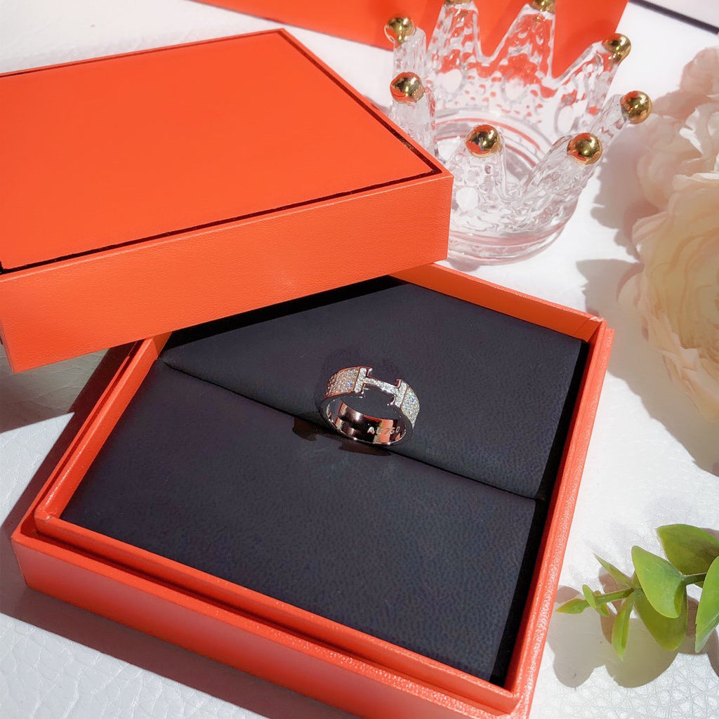[Imperial] H RING FULL DIAMOND
