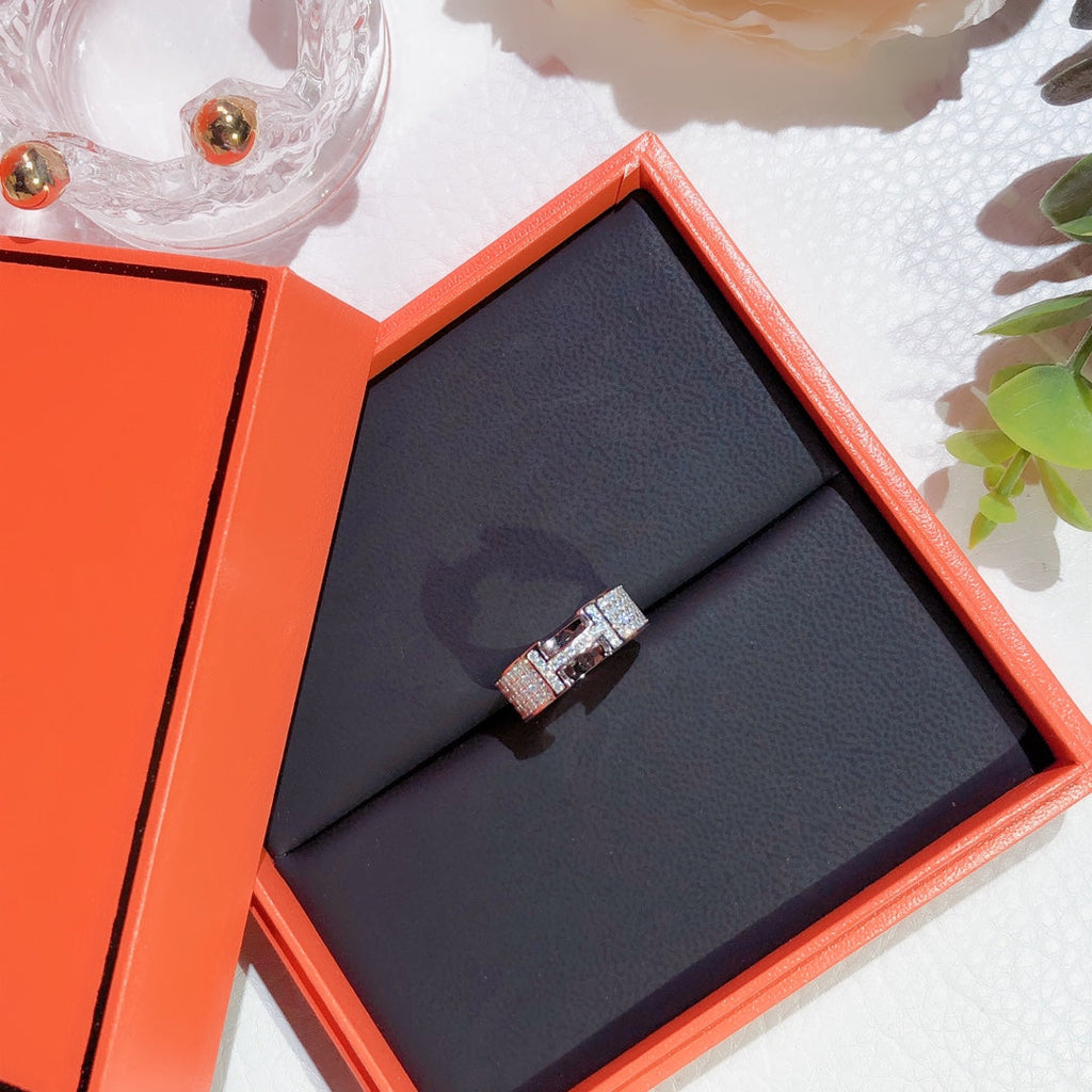 [Imperial] H RING FULL DIAMOND