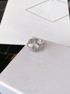 [Imperial] CLOVER SILVER RING