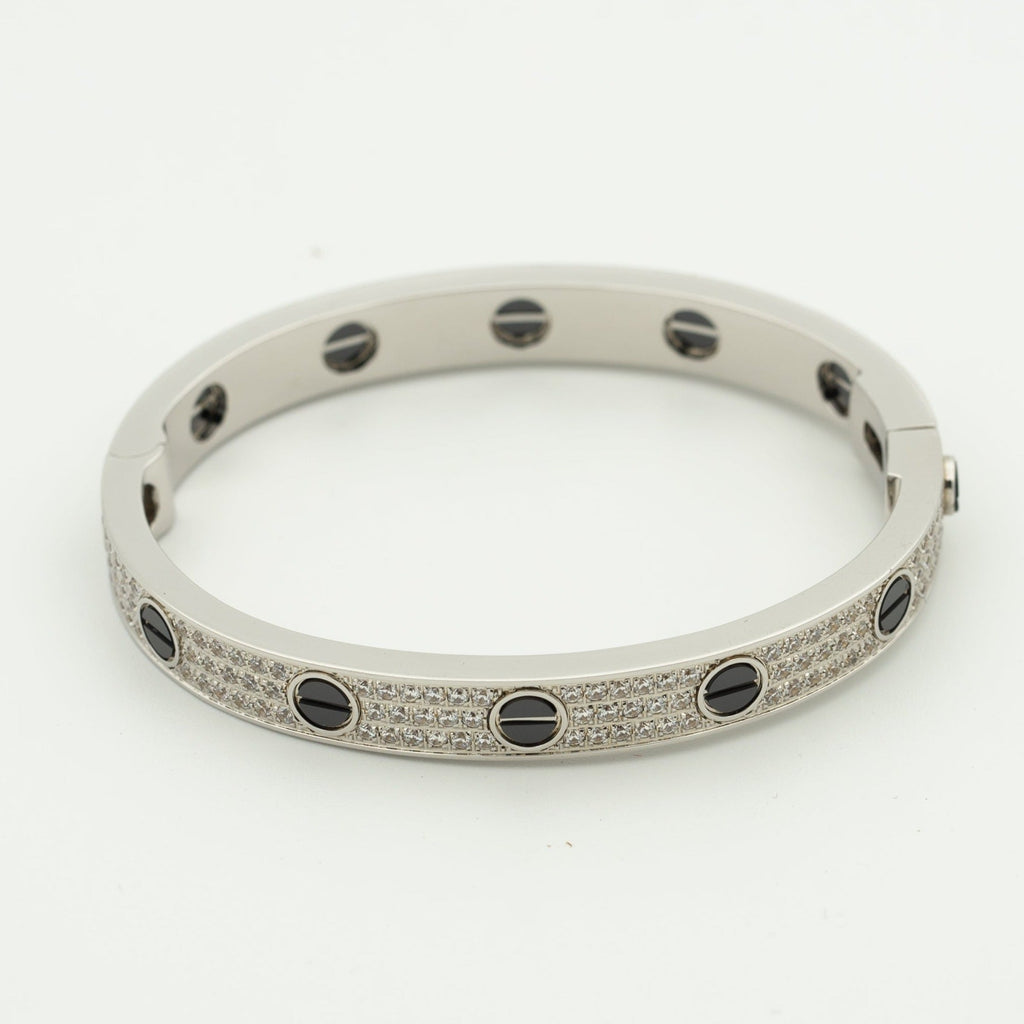 [Imperial] LOVE BRACELET 6.1MM DIAMOND-PAVED CERAMIC