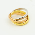 [Imperial] TRINITY RING GOLD PINK GOLD SILVER