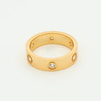 [Imperial] LOVE RING 5.5MM 6 DIAMONDS PINK GOLD