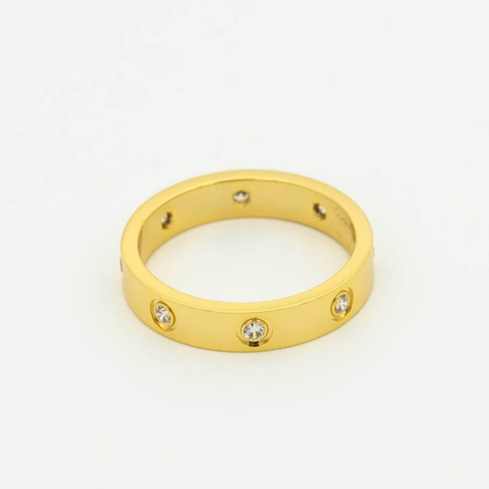 [Imperial] LOVE RING 3.6MM 8 DIAMONDS