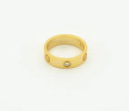 [Imperial] LOVE RING 4MM 1 DIAMOND GOLD