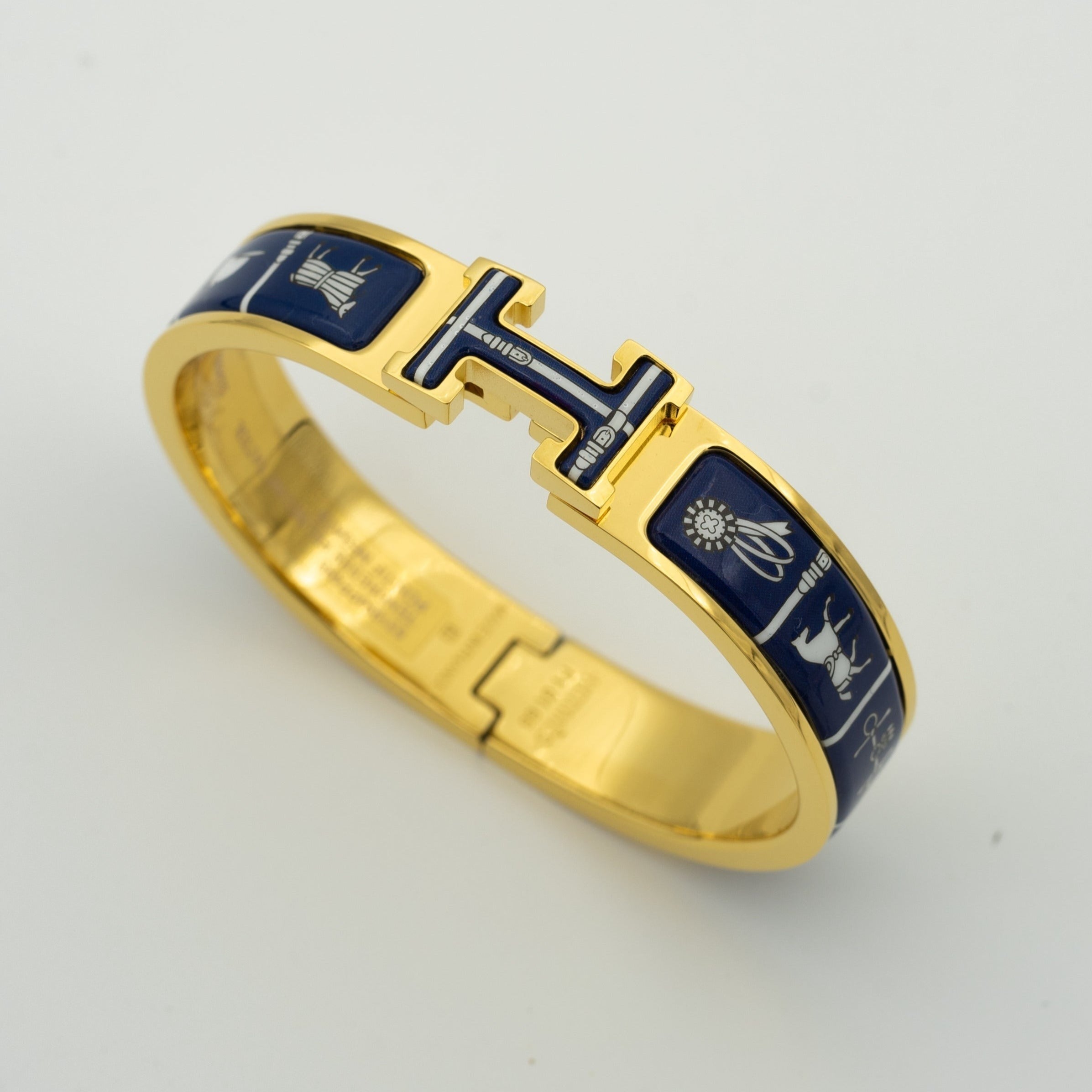 [Imperial] H BRACELET BLUE CERAMIC