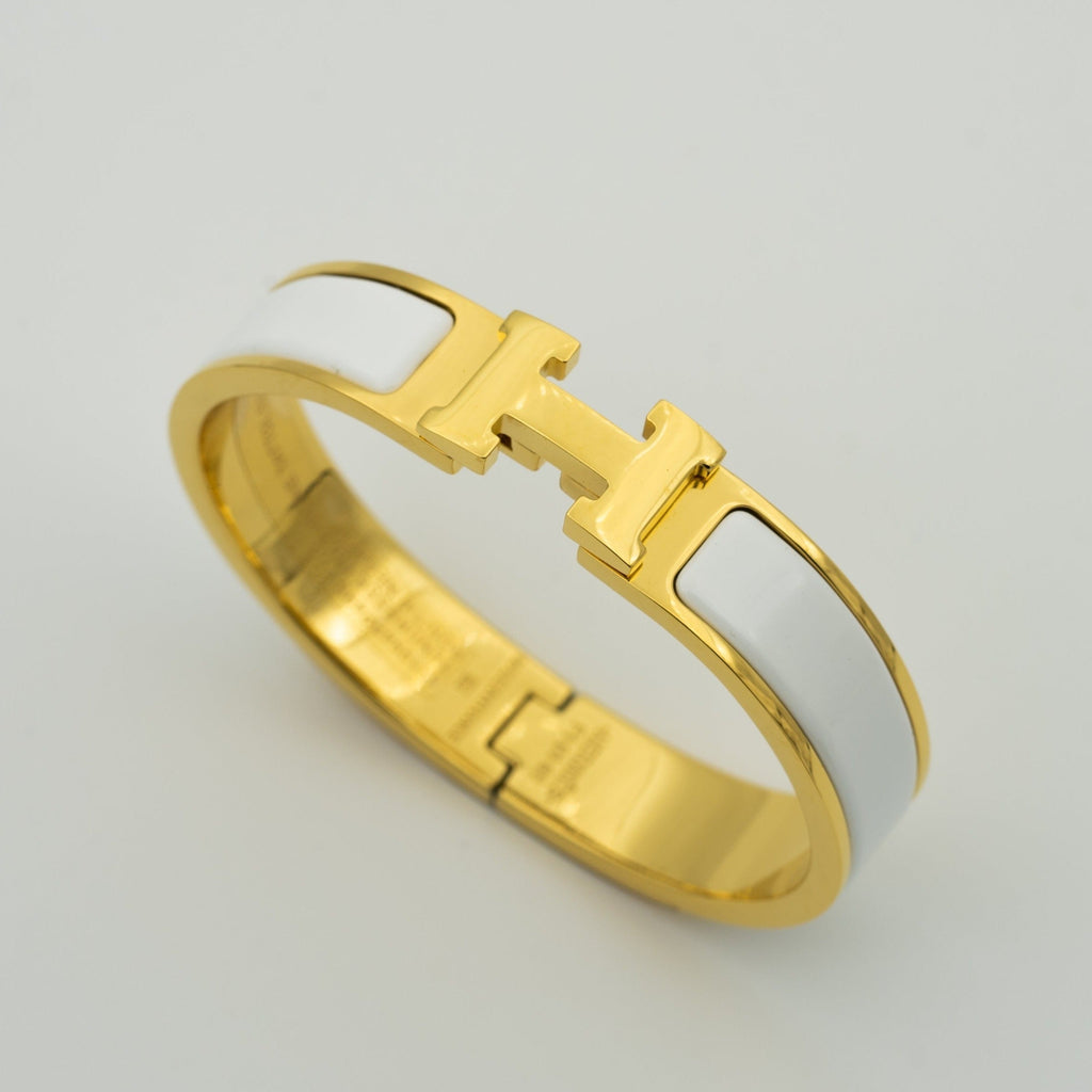 [Imperial] H WHITE BRACELET