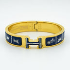 [Imperial] H BRACELET BLUE CERAMIC