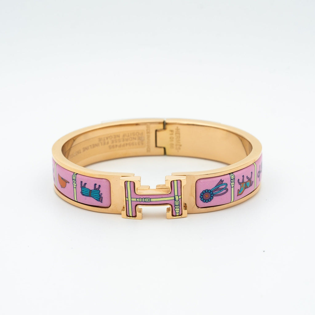 [Imperial] H PINK GOLD BRACELET PINK CERAMIC