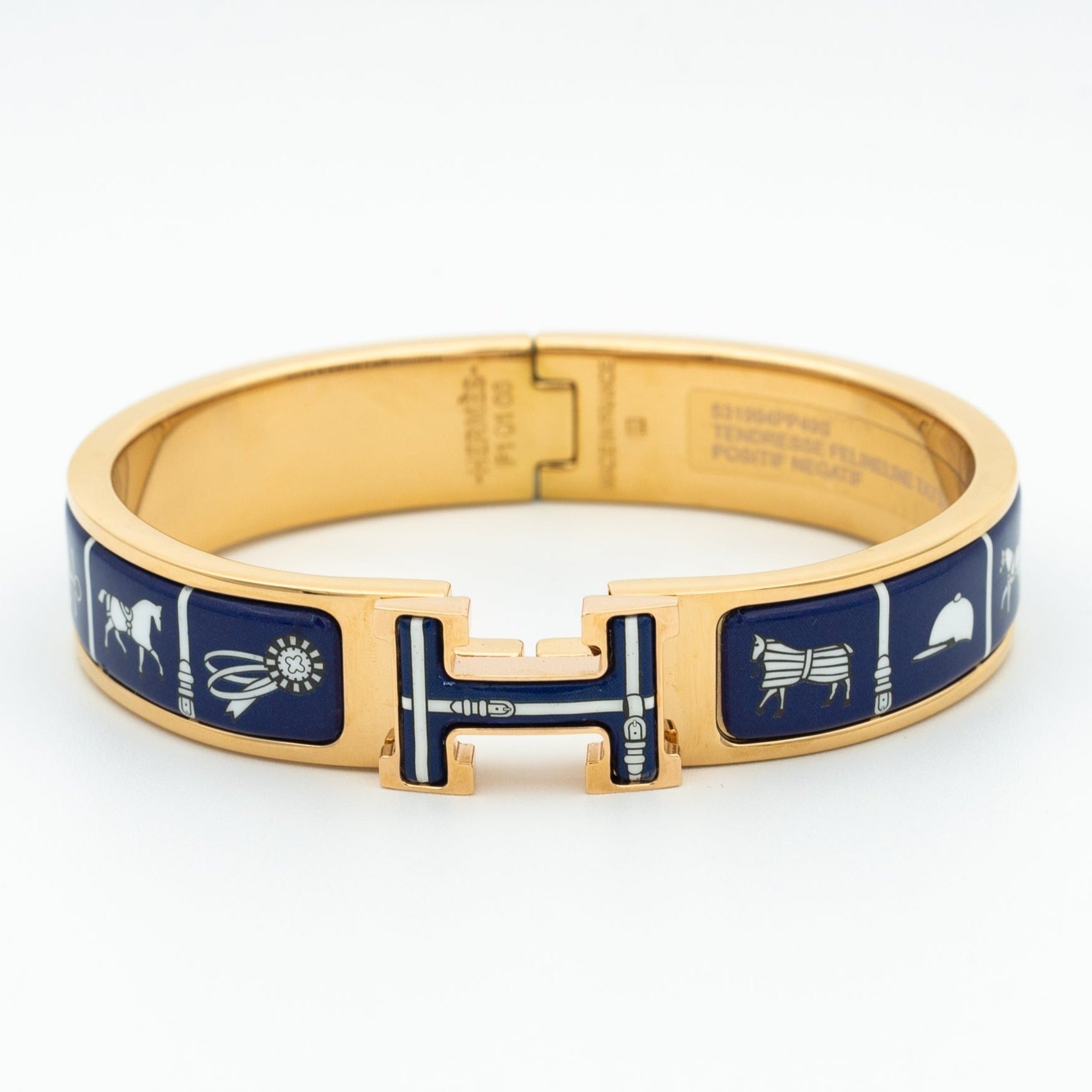 [Imperial] H BRACELET BLUE CERAMIC