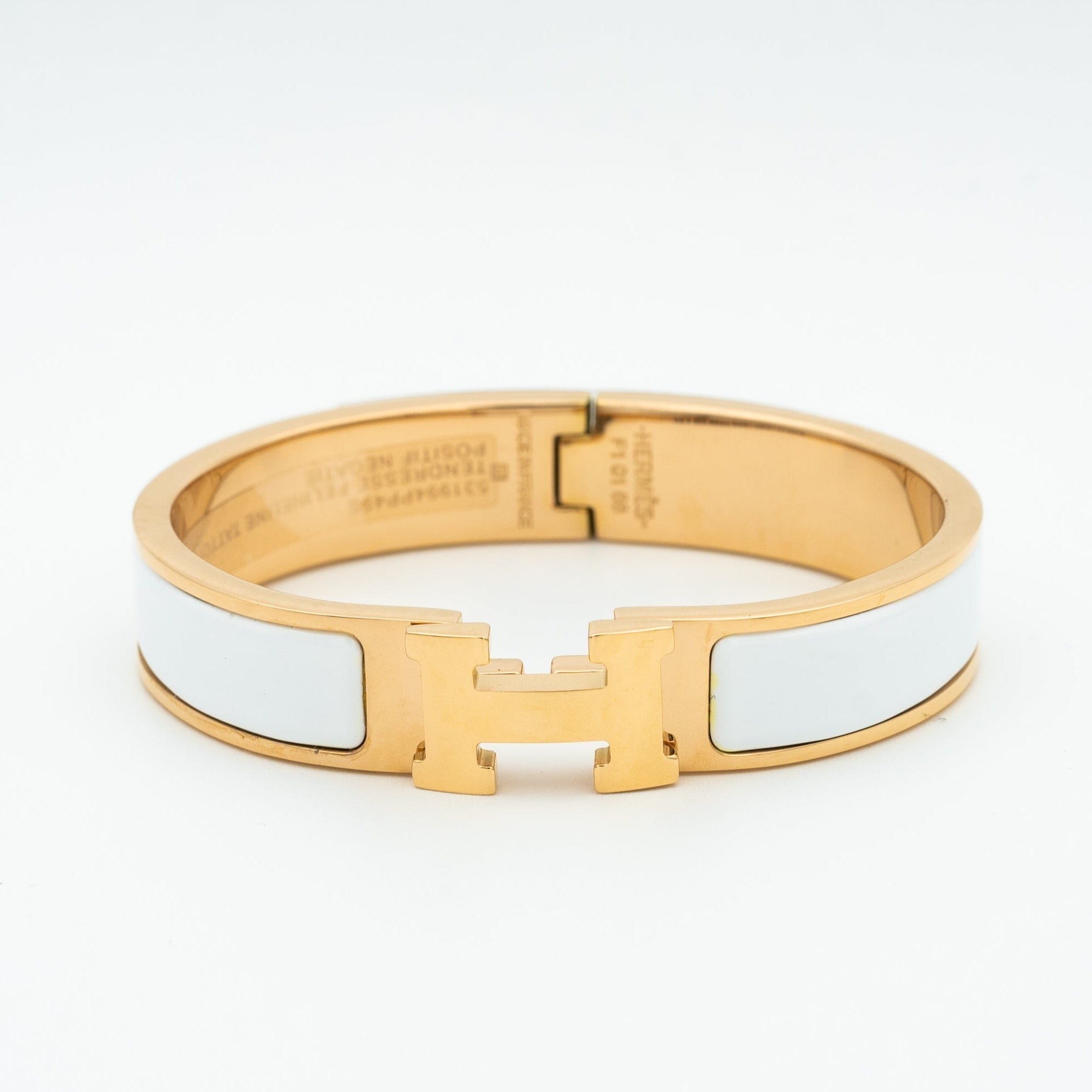 [Imperial] H WHITE BRACELET