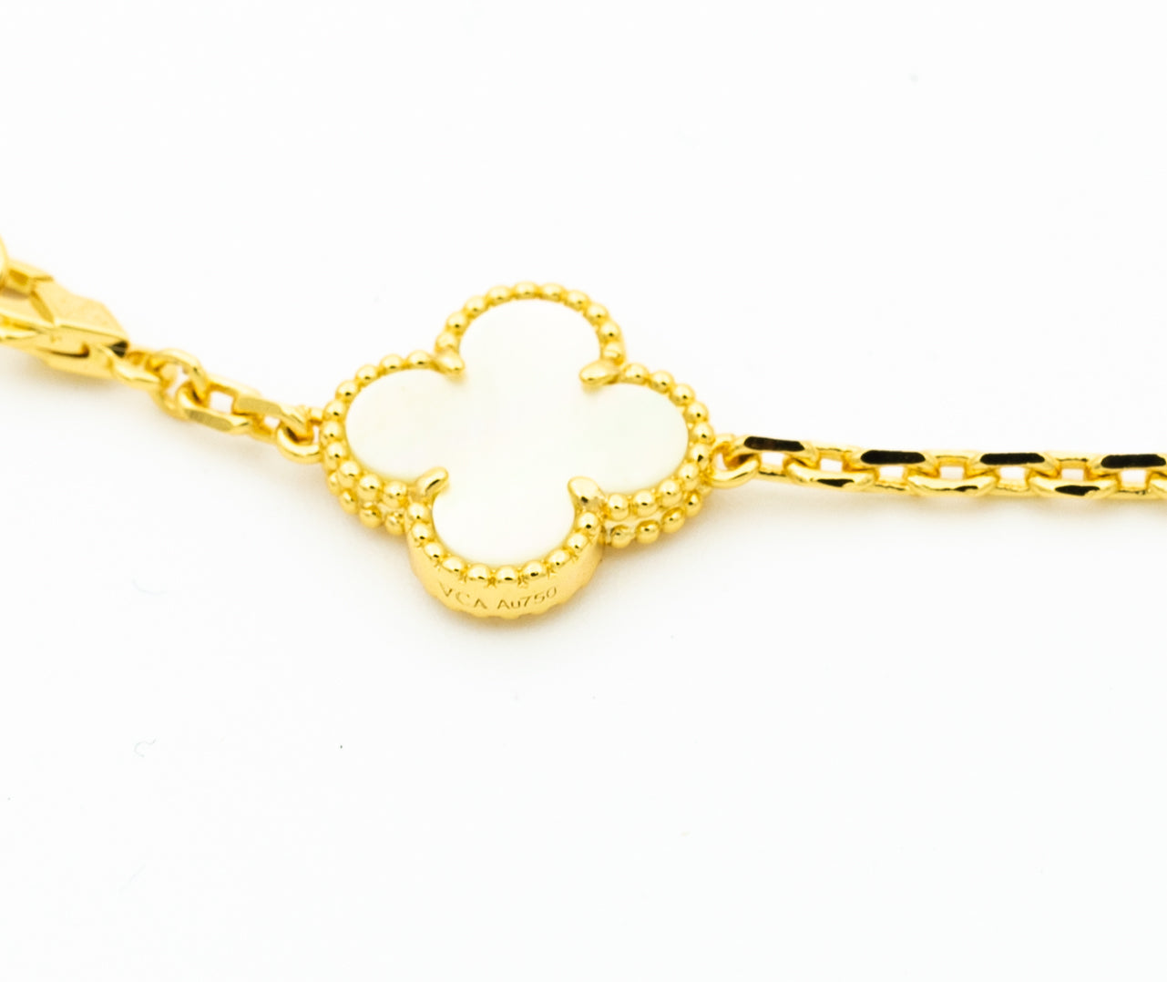 [Imperial] CLOVER BRACELET 5 MOTIFS ONYX MOP