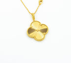 [Imperial] CLOVER 25MM PEDANT NECKLACE GOLD