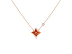 [Imperial] STAR NECKLACE PINK GOLD 1 DIAMOND