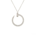 [Imperial] JUSTE NECKLACE SILVER DIAMONDS