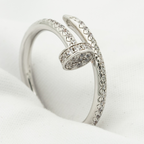 [Imperial] JUSTE RING 1.8MM SILVER DIAMONDS