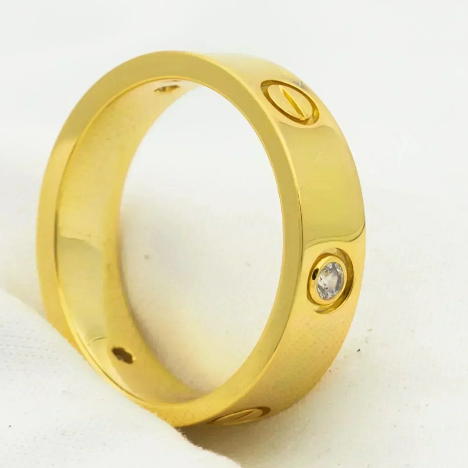 [Imperial] LOVE RING 5.5MM 3 DIAMONDS GOLD